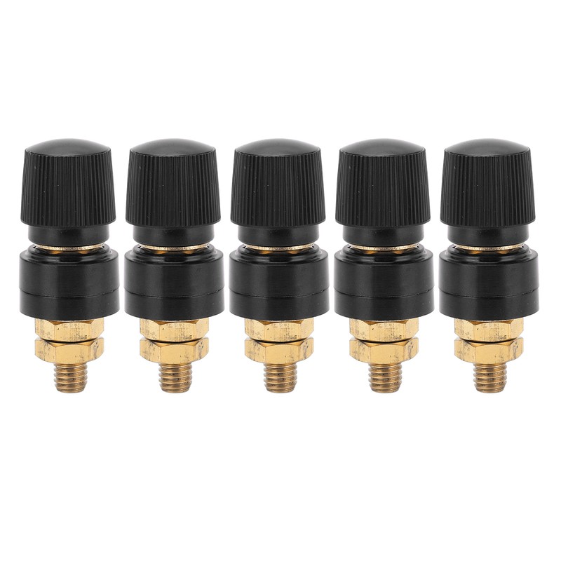 5Pcs Brass Binding Post Nickel Plated Inverter Terminal for Electronic
