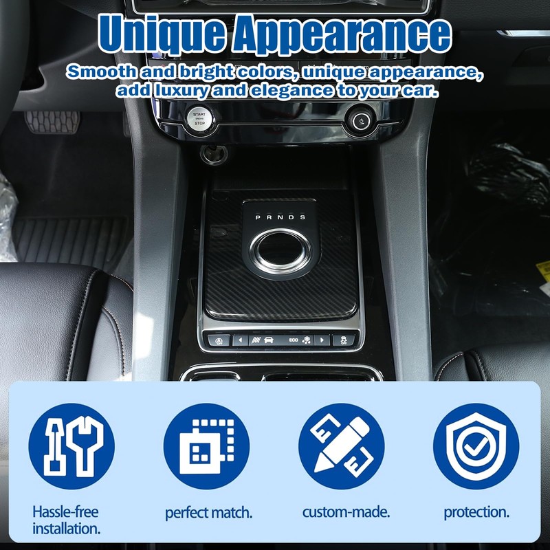 DIYUCAR Carbon Fiber Style for Jag XE F-Pace X761 Car