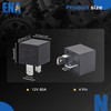 ENA 2 Pack 4 Pin 70AMP 12V DC SPST Universal