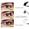 DIY Lash Extension Kit 240pcs Individual Eyelash 9‑16mm Clusters Eyelash