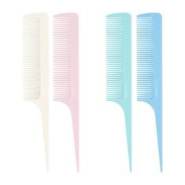 Abe luxury mini tail comb set of 2 (color random) / 에이브 고급 미니 꼬리빗 2개입 세트 (색상랜덤)