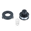Manufacture-Factory New Trimmer Line Cap Spring Replacement Spool For Black