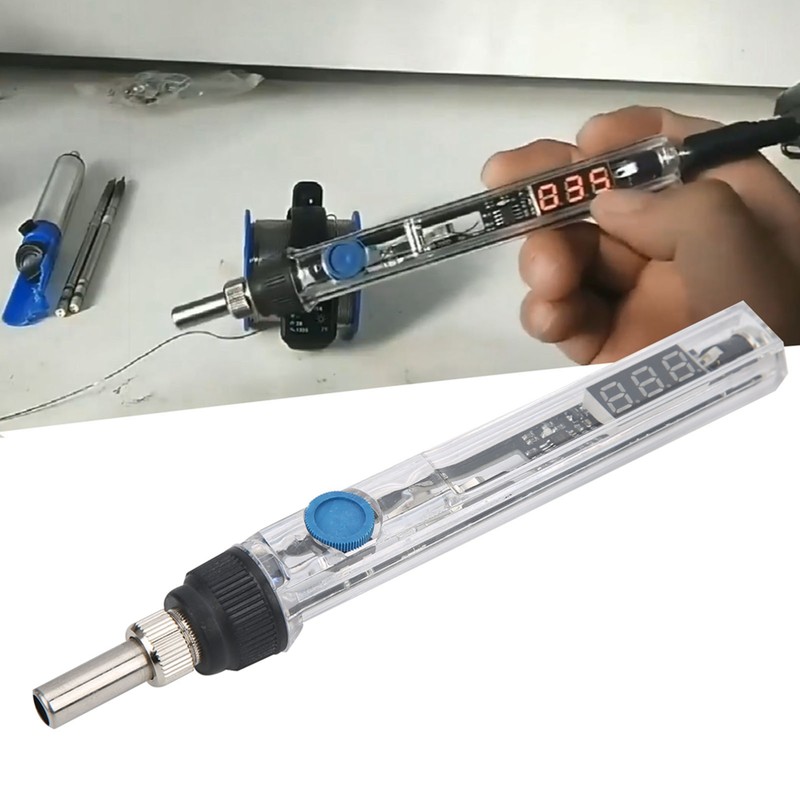 Electric Soldering Iron Handle Digital Display ABS Industrial Supplies T12