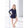 Merry Style MS10-138 Girls' Long-Sleeved Ballet Dress with Skirt (Dark