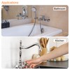 PATIKIL G1/2 to G3/4 Male Thread Claw Foot Bathtub Adapter,