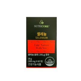 Nutricore Selenium 60 tablets, 1 box, 2 months / 뉴트리코어 셀레늄 60정 1박스 2개월