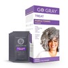 Go Gray Treatment System (Treat), Purple Toning Masque, 4 Packets,