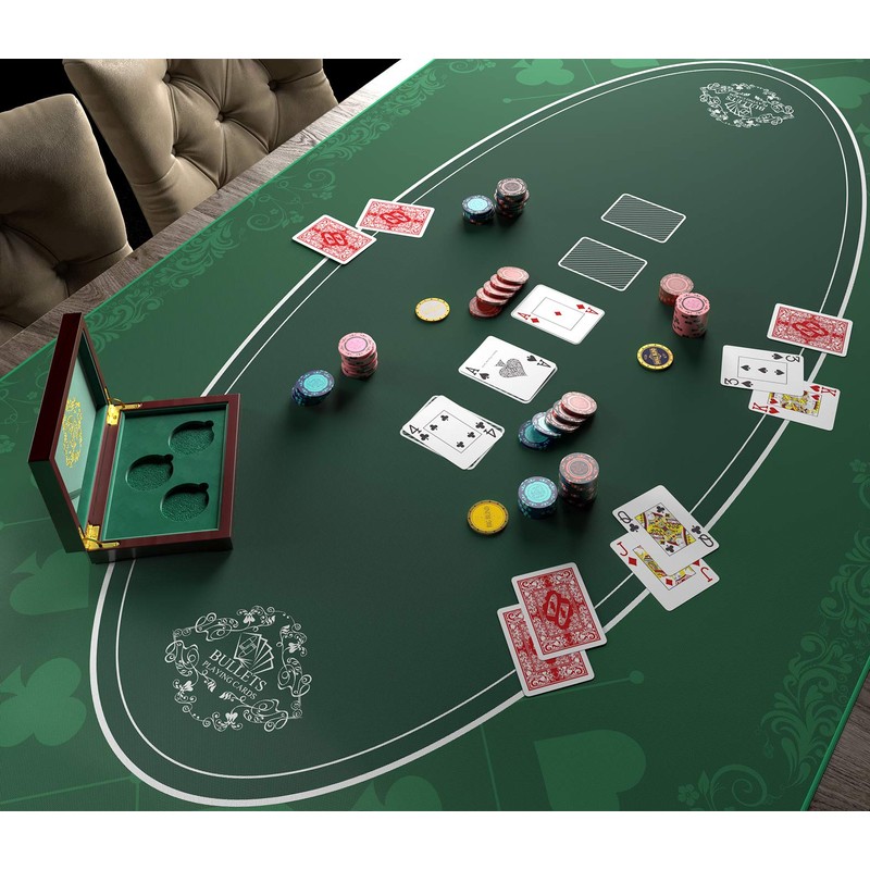 Bullets Playing Cards Dealer Button Set - Includes Big Blind
