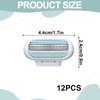 12 PCS Replacement Razor Blades Compatible with Gillette Venus, Extra