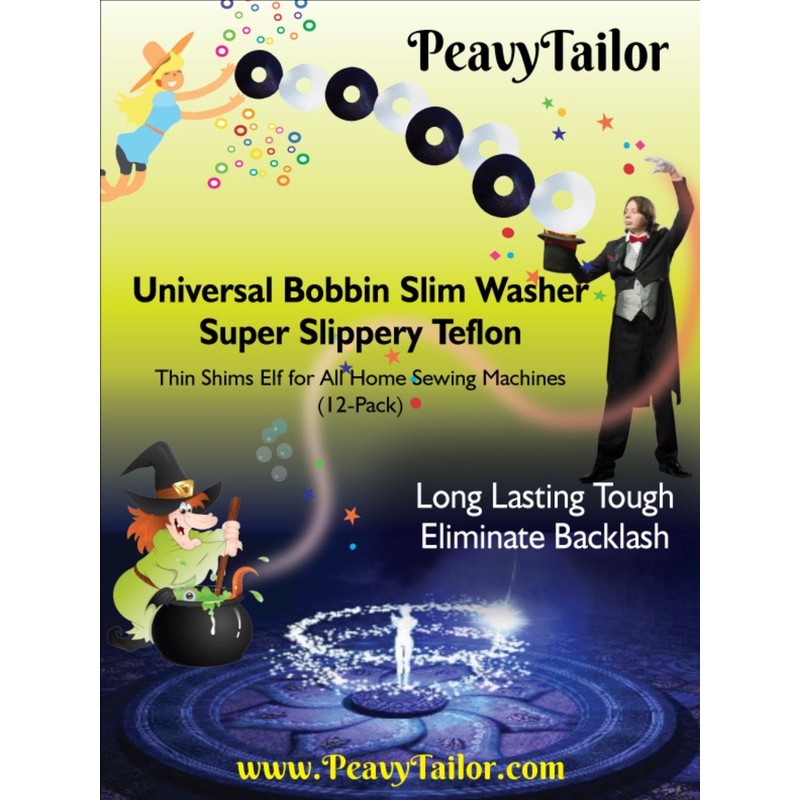 Sewing Machine Bobbin Thin Washer 12 Pcs , Shims Elf