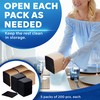 Paterson Paper Black Paper Beverage/Cocktail Napkins Premium Bulk (2 Ply,