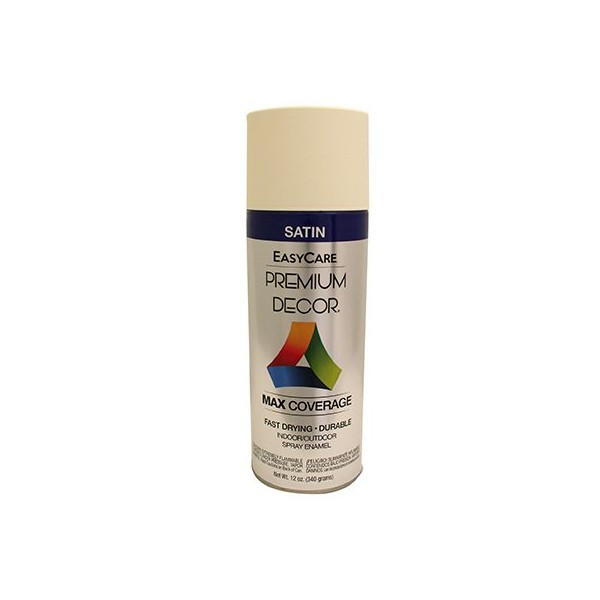 PDS118-AER Premium Decor Spray Paint, Marshmallow Satin, 12 oz. -