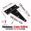 4 inch T Strap Hinges, Heavy Duty T-Strap Shed Door
