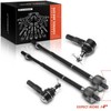 A-Premium Set of 4, Front Inner & Outer Tie Rod