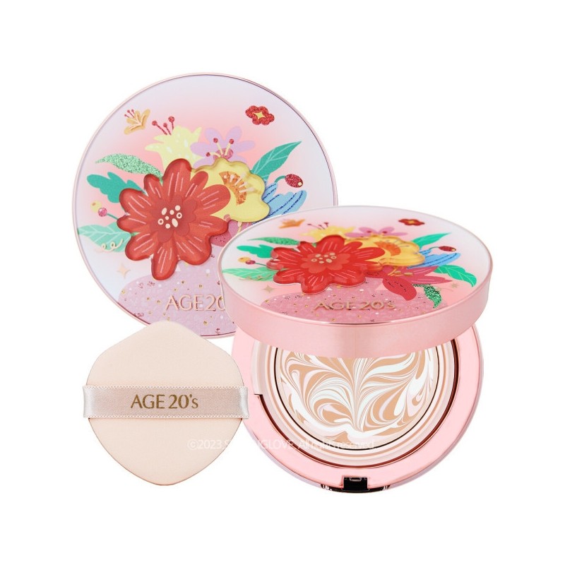 AGE20s Essence Cover Pact Flora No. 23 (Random Case) /