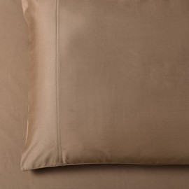 Royal Hotel Bedding ABRIPEDIC Sheets, Viscose from Bamboo, Sheet Set 600 Thread Count, Silky Soft Sheets, Viscose from Bamboo, Sheet Set, Queen, Taupe