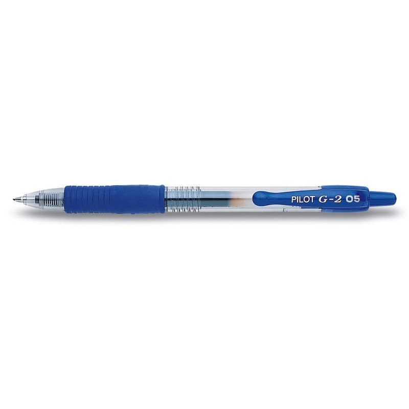 Pilot G205 Retractable Gel Rollerball 0.5 mm Tip - Blue,