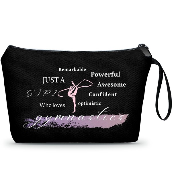 SEAMOON - Regalos de gimnasia, bolsa de maquillaje negra, regalos