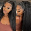 Yaki Straight Bundles Human Hair Kinky Straight Bundles #1B Yaki