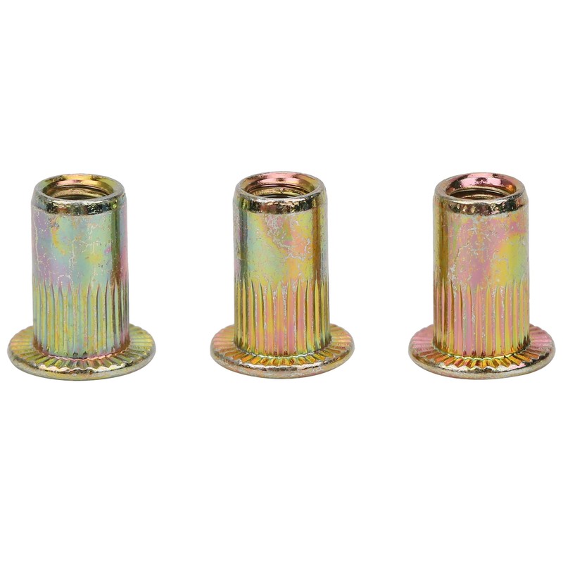 150pcs M4 Color Zinc Plating Rivet Nuts Quick Riveting Automobiles
