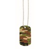 Camouflage Dog Tag Necklaces (4 dozen) - Bulk [Toy]