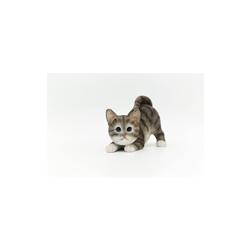 DecoTrend GmbH Decorative Figurine Little Cat Lurking 11.5 x 7
