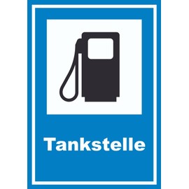 HB-Druck Petrol Station Sign A4 (210 x 297 mm)