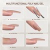 GAOY Crystal Poly Gel, 60g Nail Extension Enhancement Builder Gel,