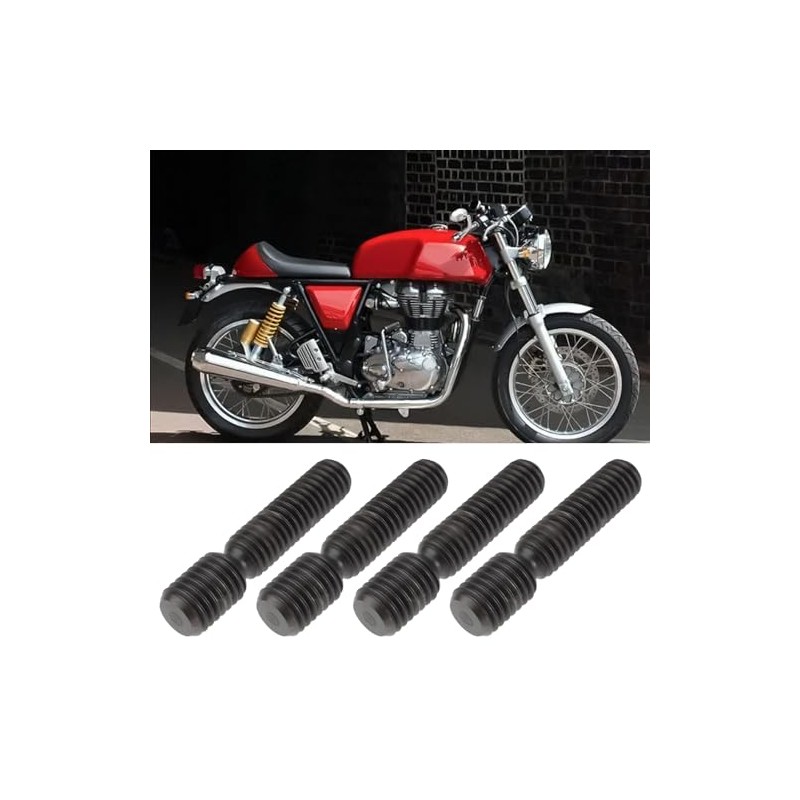ECSiNG Set of 4 M6 to M7 Exhaust Stud Bolts
