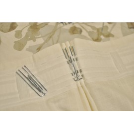 VAK® 20 X Metal Curtain Pinch Pleat Hooks Deep Prong Galvanised Curtain Tape Pins UK SELLER (Silver)