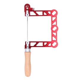 Fretsaw, Fretsaw for Woodworkers, U-Shape, Wooden Handle, Fretsaw for Woodworking, Jewellery Making (4 inches)