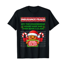 Funny Gingerbread Inmate Christmas Matching Family Group Set T-Shirt