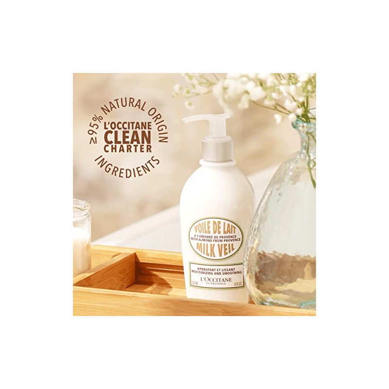 L'Occitane Moisturizing, Softening Almond Milk Veil 8.4 oz.
