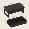 Computer Monitor Stand Riser, Desk Organizers and Accessories with Drawer,