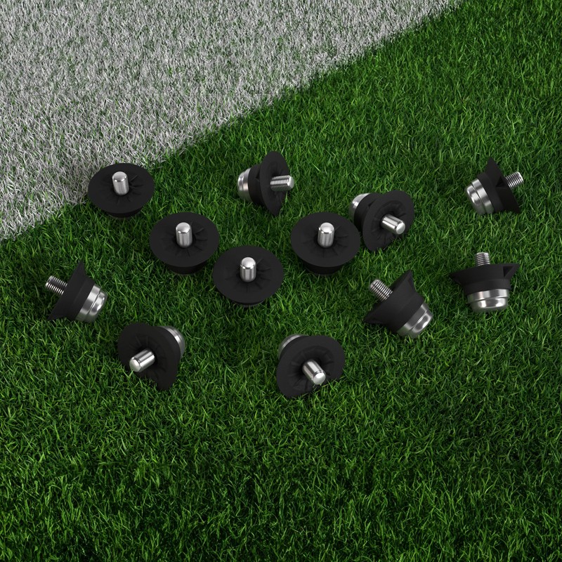 55 Sport World Cup Metal-Tipped Replacement Football Studs - 12