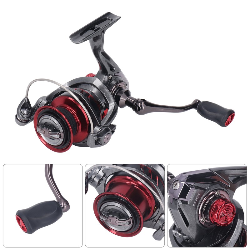 Spinning Reel Full Metal Stainless Steel Pressure Relief Button Humanized