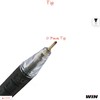 WIN 10 x 0.7mm Biro Tip Ball Pens Mystic BLACK