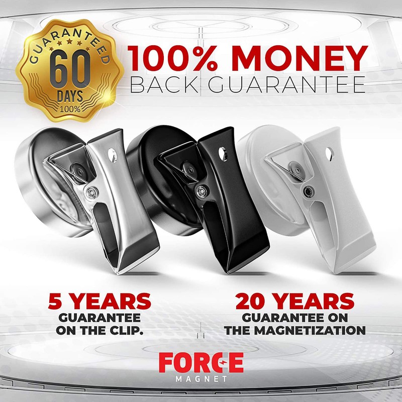 FORCE MAGNET [ Upgraded Clamp ] 10 Powerful Stainless Steel
