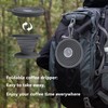 Collapsible Coffee Dripper Pour Over Coffee Filter, Silicone Reusable Coffee