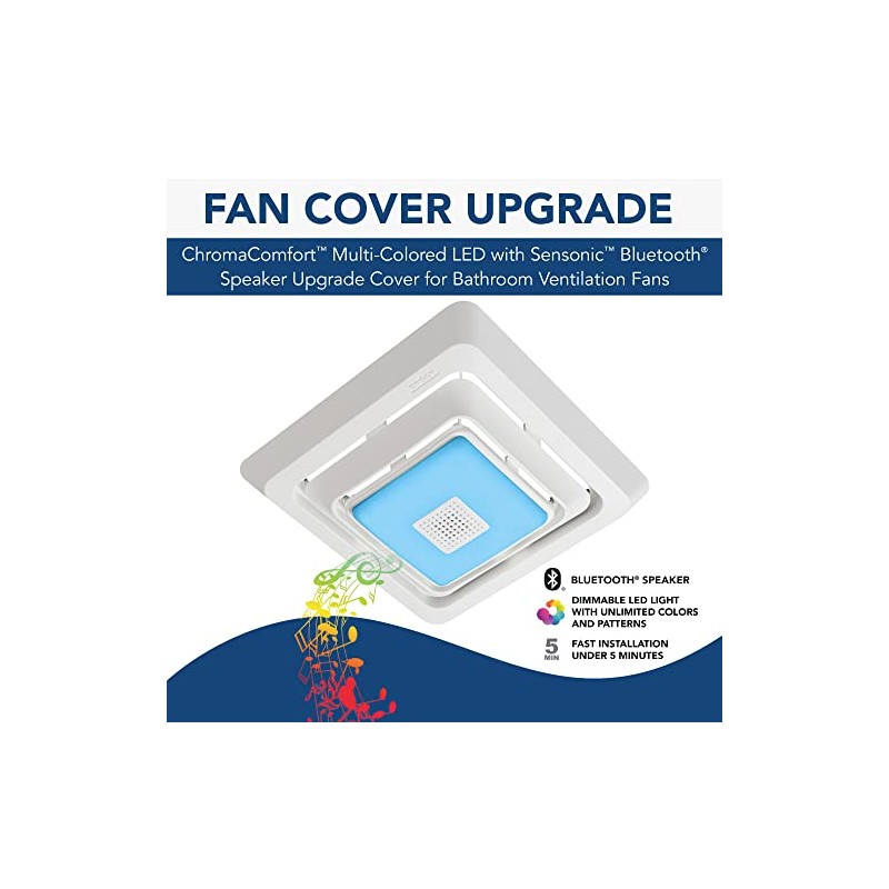 Broan-NuTone FG800RGBS Genuine Replacement Cover (Bath Fan Not Included) with