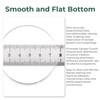 60mm 5 Pcs Thick Glass Petri Dish with Lid, 90mm