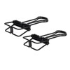 80Pcs Hollow Binder Clips 0.7in Sturdy Metal Hollow Out Strong