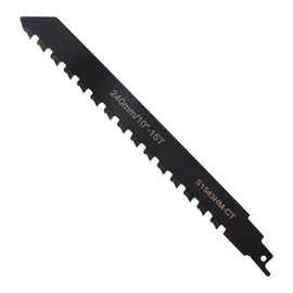 Reciprocating Saw Blade Stone, Carbide Steel Saw Blades, Wood Stone Saw Blade for Reciprocating Saws, Stone Saw for Aerated Concrete, Concrete, Einhell, Bosch (240 mm)