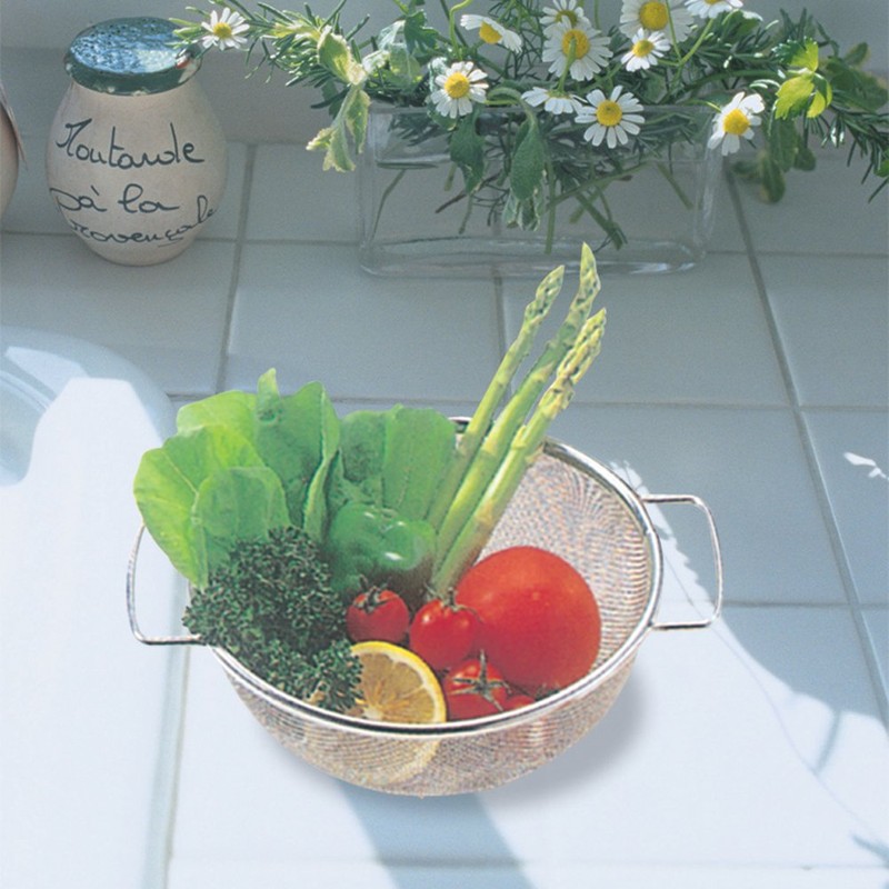 Gold Who Industrial Shape Line Hands with Round Colander 22 cm
