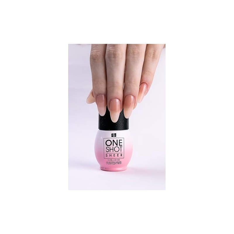 One Shot 6 PACK Sheer Collection Gel Semipermanente Traslucido para