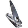 3Â Claveles 12414Â Nagelknipser mit Feile, verchromt 6Â cm