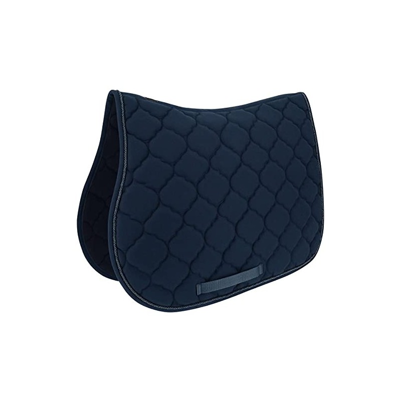 RIDING-WORLD "Rope" Saddle Cloth, Dressage, Navy Blue