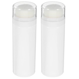 PACKOVE Makeup Powder Puff Container 2pcs Portable Travel Size Powder Compact Home Use Random