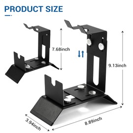 B4B BANG 4 BUCK Spray Gun Holder Stand, Adjustable Spray Gun Holder with Removable Non-slip Strip (Bench Top)