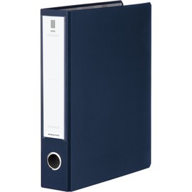 Kokuyo Fu-NE650DB Neos A4 File, Tube File, 2.0 Inches (50 mm), 2 Holes, Navy